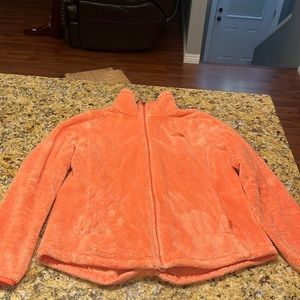 Neon orange The North Face Osito jacket size large
